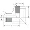 World Wide Fittings JIC to Female Pipe 90 Deg. Elbow Stainless Steel 2502X08X08SS - alternate 1